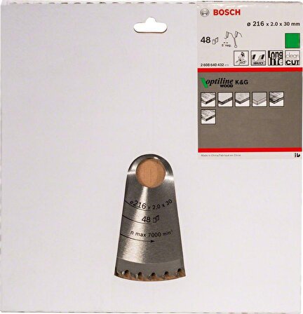 Bosch Optiline Wood 216x30x48 Daire Testere Bıçağı